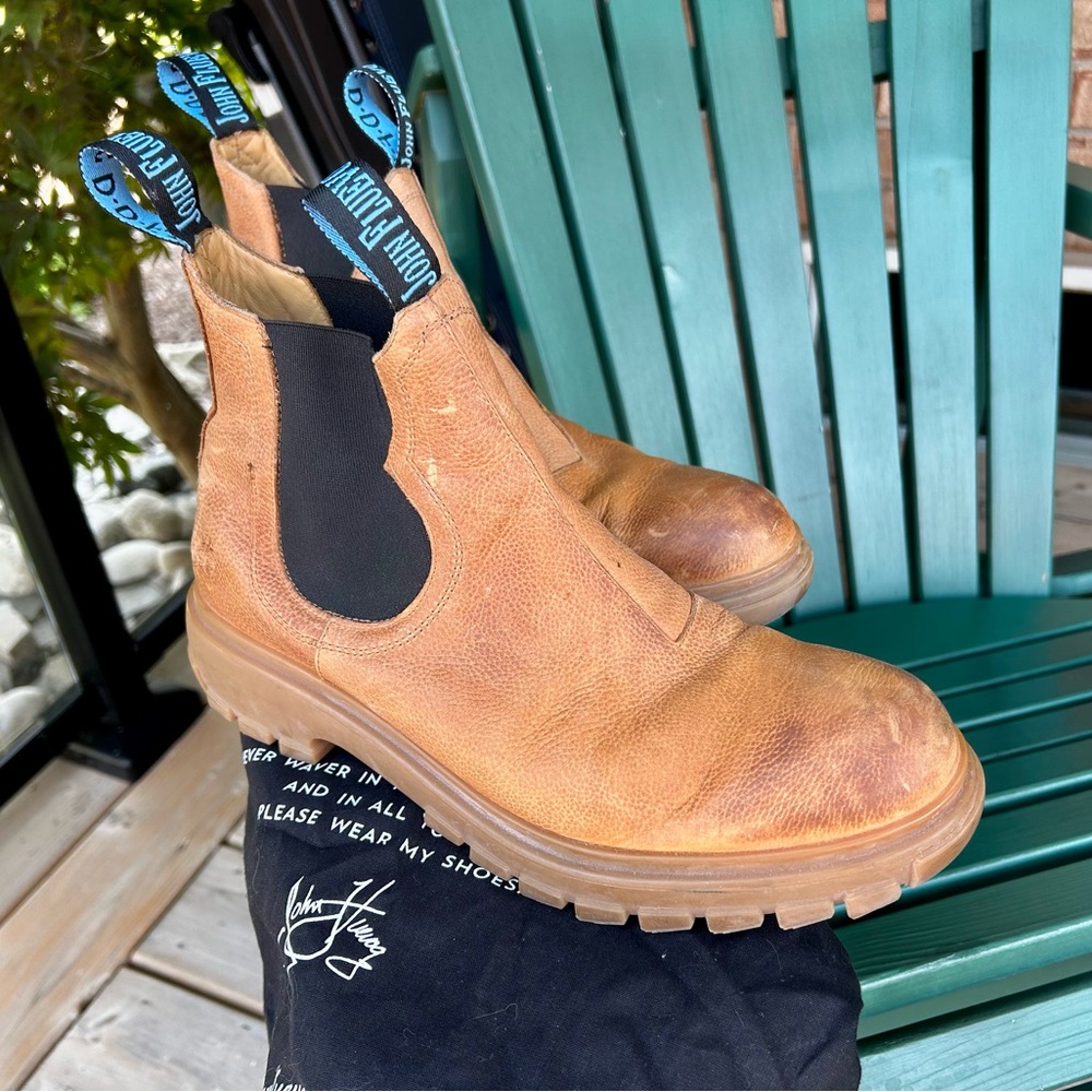John Fluevog Leather Boots